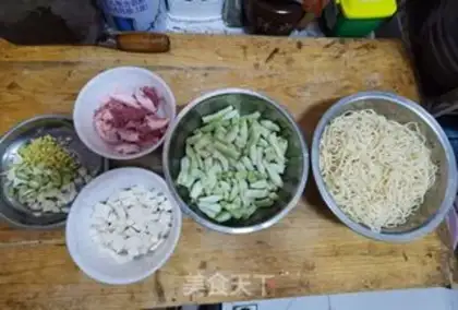 Make Bean bean noodle step 0