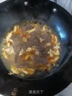 Make Sheep belly chicken gravy soup step 7