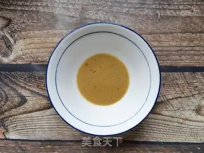 Make Sesame sauce mixed with dandelion step 5