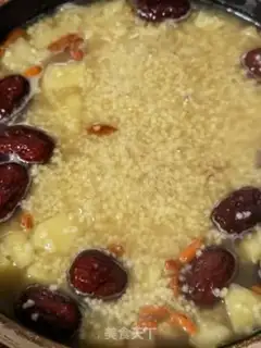 Make Apple rice porridge step 3