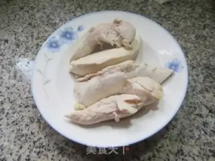 Make Cheese with chicken chest step 3