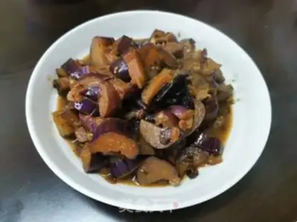 Make Soybeans and eggplant step 4