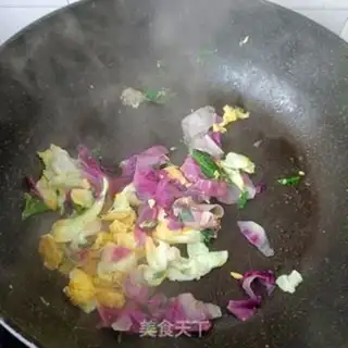 Make Three-coloured police petals fried eggs step 10