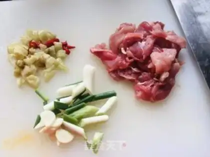 Make Mushroom garlic fried meat step 1