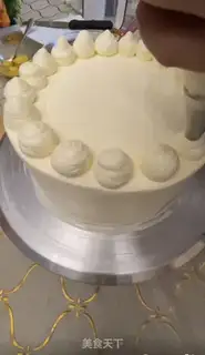 Make Eight-inch birthday cake step 10
