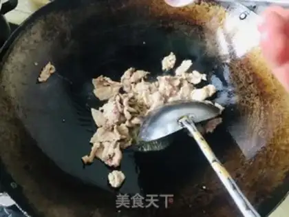 Make Mushroom garlic fried meat step 5