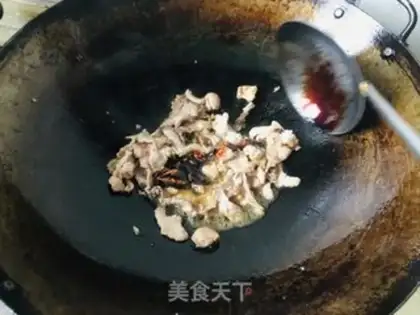 Make Mushroom garlic fried meat step 6