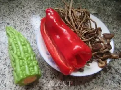 Make Paprika and mushrooms step 0