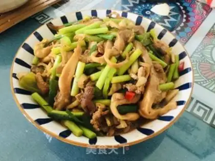 Make Mushroom garlic fried meat step 14