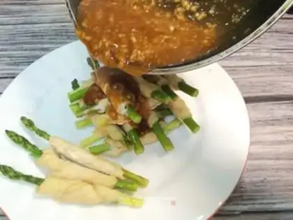 Make Chicken rolls step 8