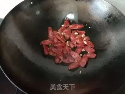 Make Celery, wide sausage step 2