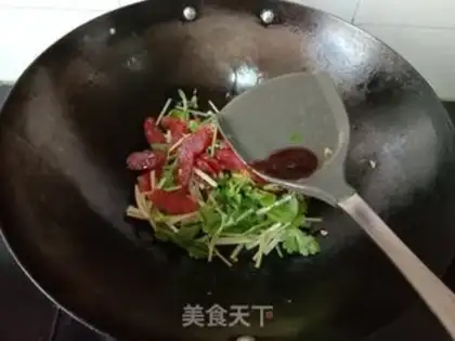 Make Celery, wide sausage step 4