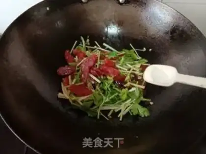 Make Celery, wide sausage step 5