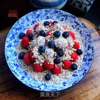 Make Strawberry blueberry yogurt step 7