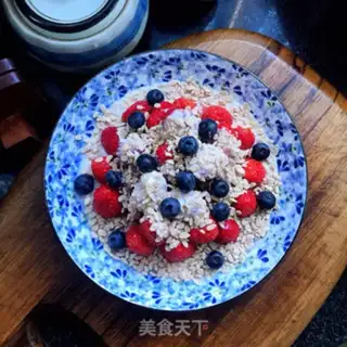 Make Strawberry blueberry yogurt step 8