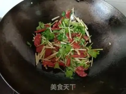 Make Celery, wide sausage step 6