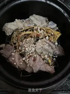 Make "Five fingers of peaches and rice broth." step 5