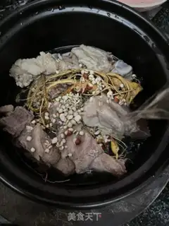 Make "Five fingers of peaches and rice broth." step 6