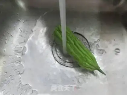 Make ♪ The bitter melon ♪ step 4