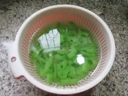 Make ♪ The bitter melon ♪ step 7