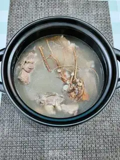 Make "Five fingers of peaches and rice broth." step 11