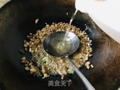 Make Spinach mushroom noodles step 3