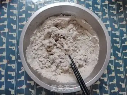 Make Black wheat buns step 1