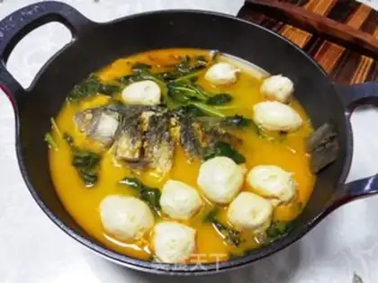 Make The brook of yellow grass and fish soup step 7