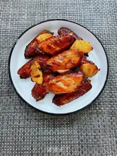 Make Pineapple wings step 7