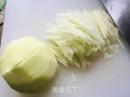 Make A big blue meat dumpling step 3