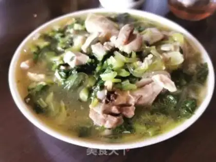Make ♪ Little cabbage chicken powder soup ♪ step 8