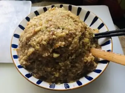 Make A big blue meat dumpling step 6
