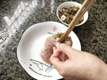 Make The fragrance rice makes chicken breasts step 13