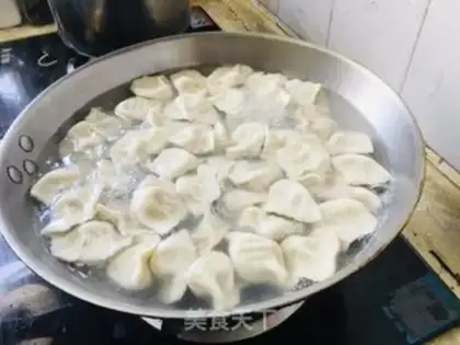 Make A big blue meat dumpling step 9