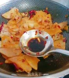 Make A dry pot of radish step 6
