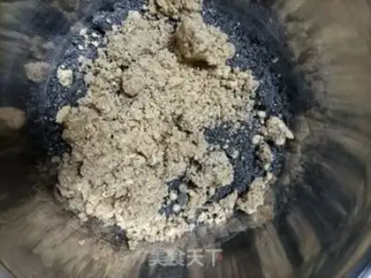 Make Black Sesame Peach Peach step 2