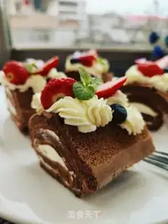 Make Cocoa rolls step 24