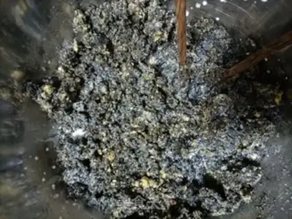 Make Black Sesame Peach Peach step 5