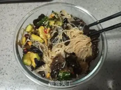 Make A fan of cucumbers step 11