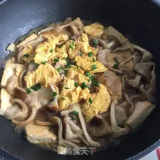 Make Egg mushroom tofu step 9