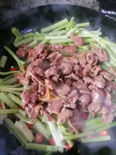 Make Celery beef step 4