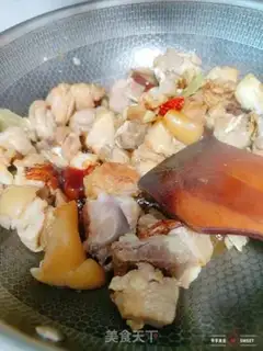 Make Red burning pig hoof step 7