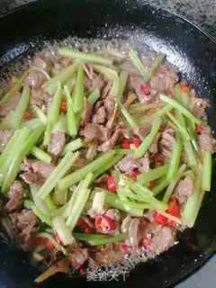 Make Celery beef step 5