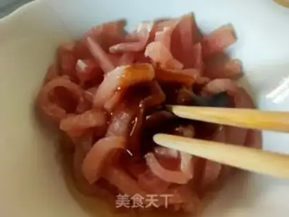Make The meat onions step 1