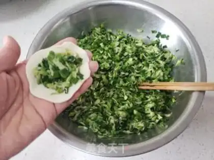 Make A flower dumpling step 12