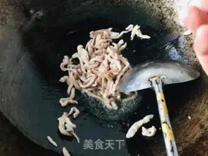 Make Garlic fried meat step 4