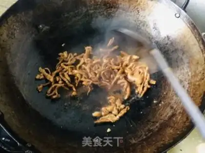 Make Garlic fried meat step 5