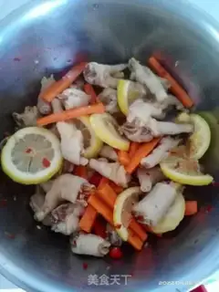 Make Lemon chicken claws step 13