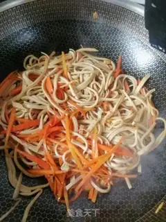Make Carrot, bean peel step 2