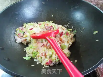 Make Onion-covered cabbage step 9
